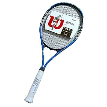 送料無料 新品 WILSON テニスラケット TOUR SLAM LITE Wilson Tour Slam Lite Adult Tennis Racket - Blue, 112 sq. in